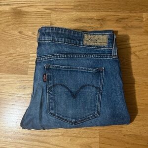 Levi’s Demi Curve Straight Leg Blue Jeans Size 8 Waist 29